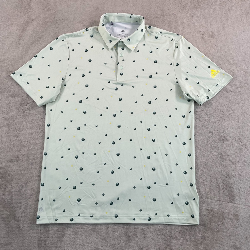 Adidas ULTIMATE365 ALLOVER PRINT POLO SHIRT in Shadow Green Medium Performance